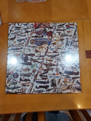 AIRPLANE PUZZLE WILD BLUE YONDER CHALLENGER JIGSAW NEW 600 PC PLANE VINTAGE P121