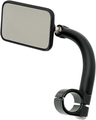 BILTWELL MIRROR REC CLAMP ON 1'' BK 6502-201-101