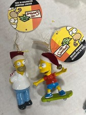 Lot of 2 Kurt Adler The Simpsons Christmas Ornaments