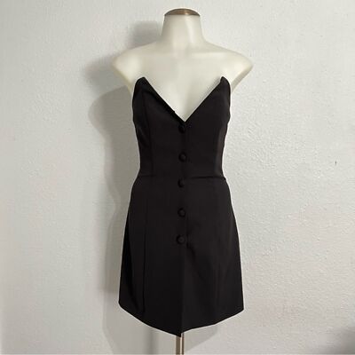 NBD Revolve NWT Catiegh Mini Dress Button Front Strapless Mini