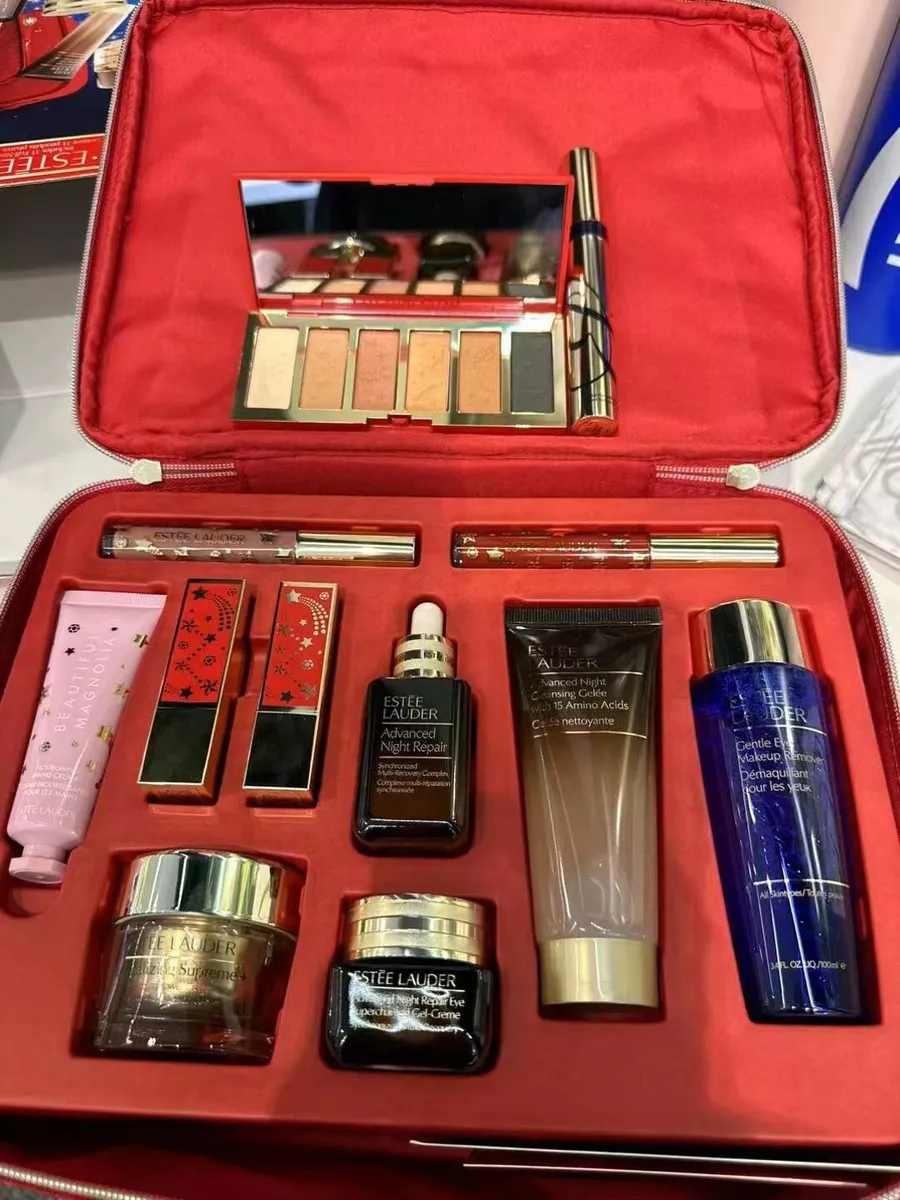 Estee Lauder Holiday Makeup Kit Gift Set 14 pc - 11 FULL SIZE