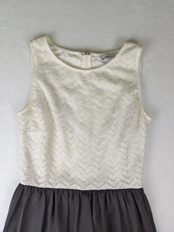 Speechless Girl's Dress Size Large Black & White Sparkle Party - Image 4 of 4