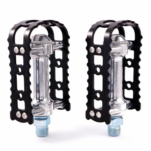 MKS BM-7 Alloy Anodized MTB BMX Old School City Flat Bike Pedal s - Picture 7 of 9