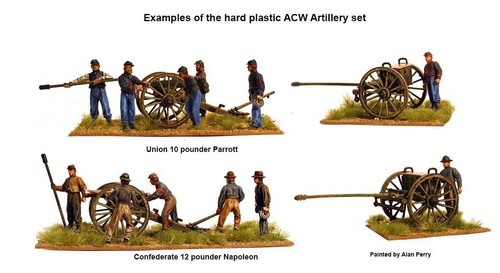 American Civil War Artillery 28mm figures Perry ACW90 - Photo 2 sur 7