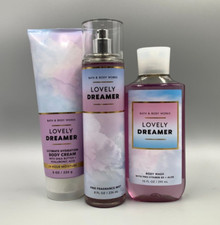 Bath Body Works Lovely Dreamer Gift Set Lotion Mist Body Wash Full S/3 120