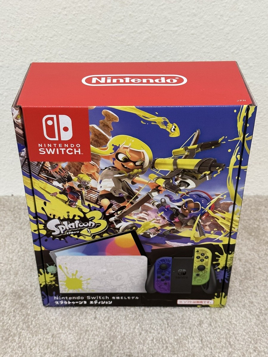 NINTENDO SWITCH SPLATOON 3 SPECIAL EDITION OLED MODEL *BRAND NINTENDO SWITCH SPLATOON 3 SPECIAL EDITION OLED MODEL *BRAND