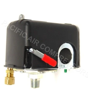 QUINCY DEVILBISS Z-CAC-4336 PRESSURE SWITCH W/ ON-OFF LEVER CAC-4336 COMPRESSOR PARTS