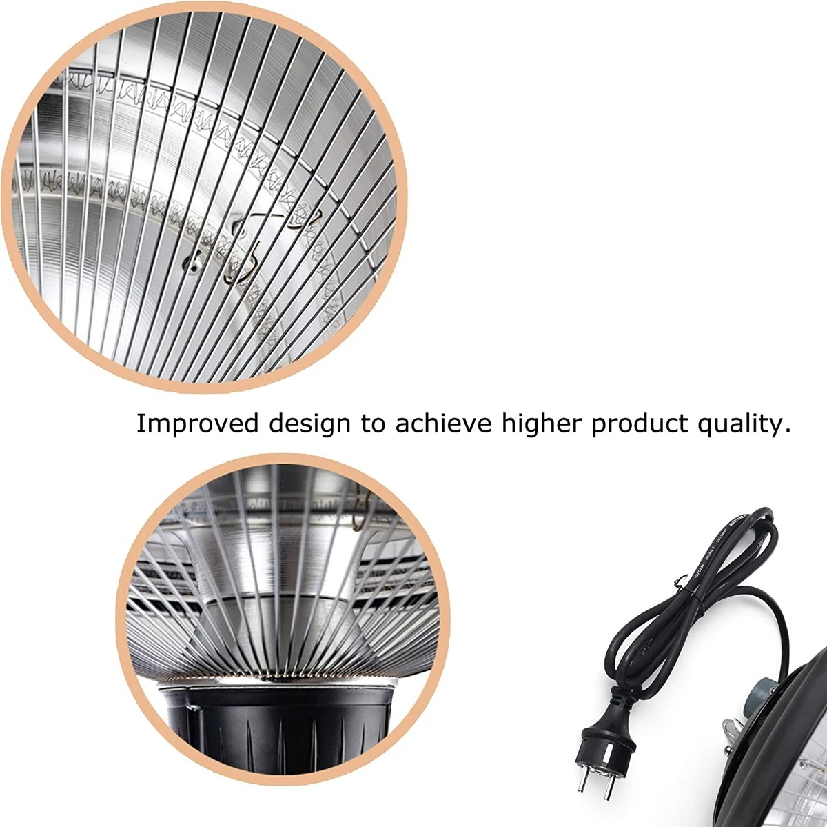 SORTFIELD Electric Patio Heater, 2000W，Ceiling Mounted, Outdoor or Indoor  Use | eBay