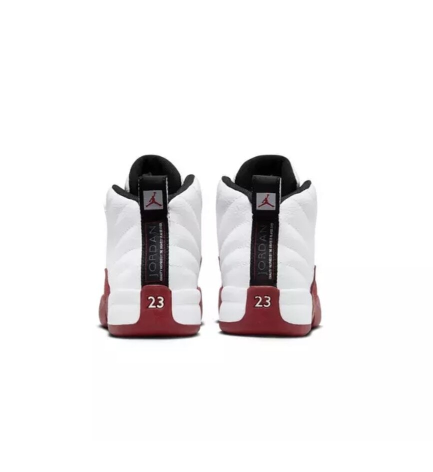 Nike Air Jordan Retro 12 Cherry White and Varsity Red Taxi