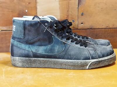 2021 Nike SB Zoom Blazer Mid Premium Faded Black Light Dew  display picture 2