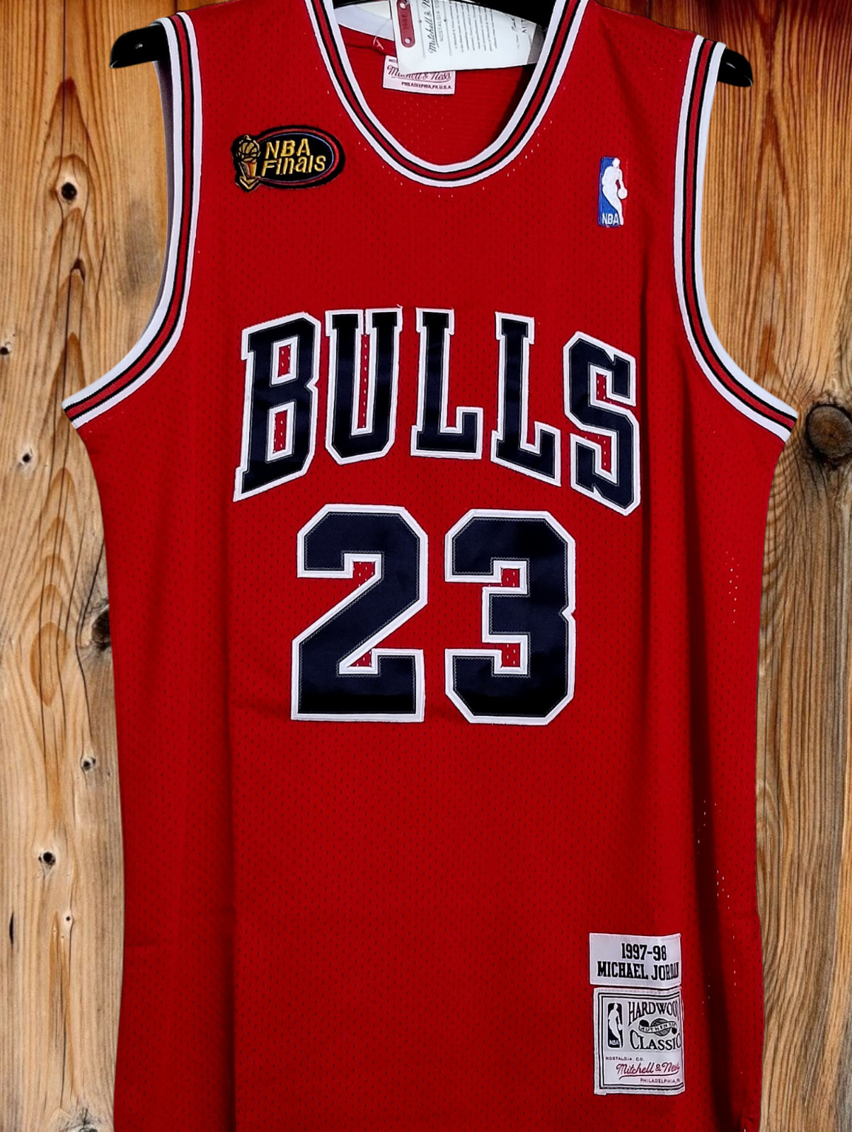 Camiseta roja retro de los Chicago Bulls Michael Jordan #23 vendedor de Estados Unidos