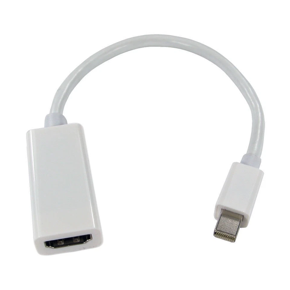 15cm Mini Display Port Thunderbolt Stecker auf HDMI Buchse Adapter [007684]
