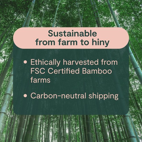 Luxurious 3-Ply Bamboo Toilet Tissue | 350 Sheets, Septic Safe, FSC Certified - Picture 10 of 11