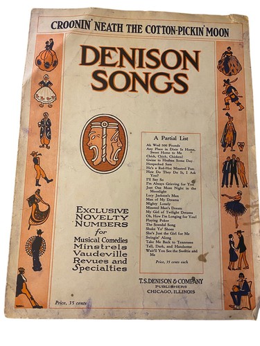 Set of 3 Denison Songs Sheet Music Somebody Lied It's Time to Say Good Night +1 - Picture 5 of 12