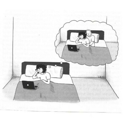 When a Lonely Woman in Bed Wishes She had a Man There