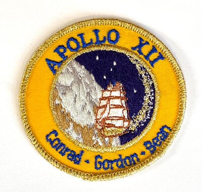 Embroidered Patch Vintage Apollo XII Conrad - Gordon - Bean NASA | eBay
