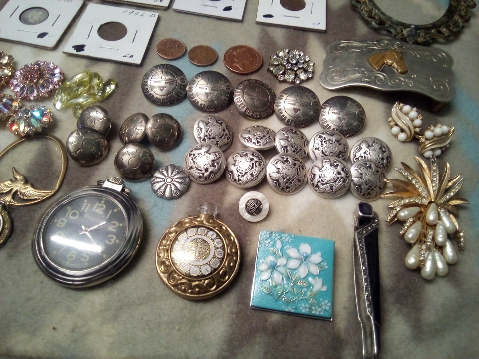 35 Pieces Vintage Antique Jewelry Lot .925 Sterling Jewelry eBay