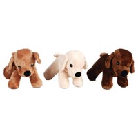 Beeztees Hundespielzeug PlüSchhund Asco 26X18Cm Mit Squeaker FüR Hunde