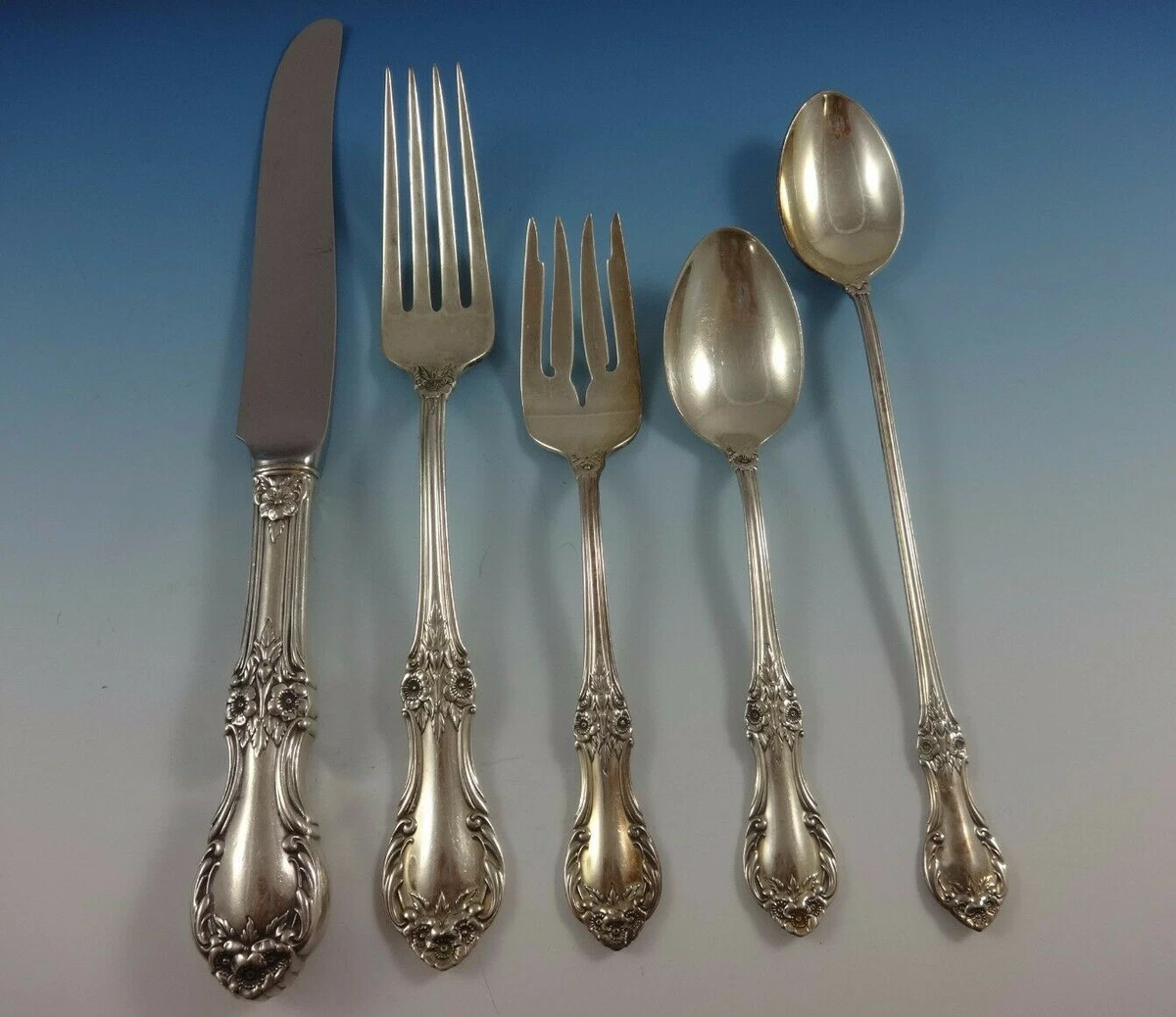 International Silver Wild Rose 1900-1940 Antique US Sterling