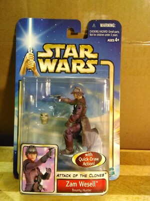 Star Wars Attack Of The Clones Sam Wesell Bounty Hunter 2002