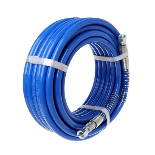 15m Airless Paint Spray Hose Tube Pipe 5000PSI Sprayer Fiber For Sprayer Gun New