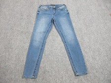 True Religion Jeans Womens 28 Blue Denim Jennie Curvy Super Skinny 28X28