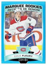 2019-20 UPPER DECK O-PEE-CHEE BLUE CALE FLEURY MONTREAL CANADIENS #636