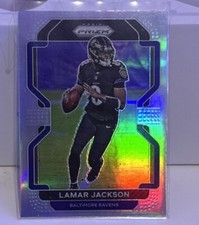 2021 Panini Prizm - LAMAR JACKSON - SILVER PRIZM - BALTIMORE RAVENS MVP 🔥🏈