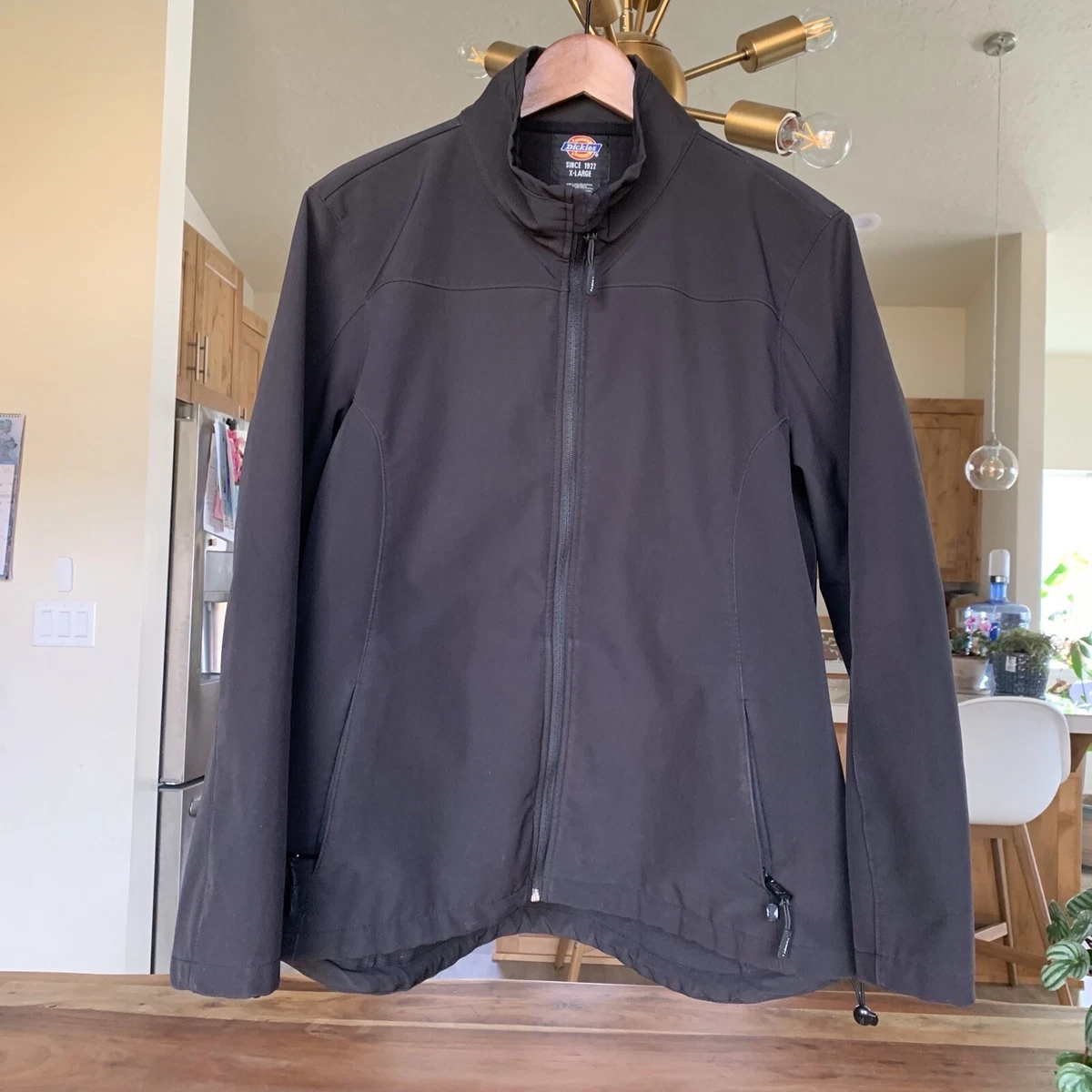 DICKIES Men's Softshell Jacket Sz XL Black 202943 Waterproof | eBay