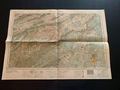 1956 Winston Salem North Carolina Wall Map