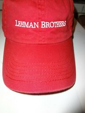 LEHMAN BROTHERS  SPORTS CAP  VINTAGE LOOK   BOGO SUMMER OFFER 