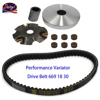 Variator Drive Belt Kit for GY6 49cc 50cc 139QMB 139QMA Moped Scooter ATV 
