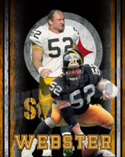 Pittsburgh Steelers  Lithograph print of  Mike Webster 2022