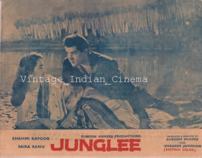 Junglee 1961 Shammi Kapoor Saira Banu Vintage Rare Bollywood Press