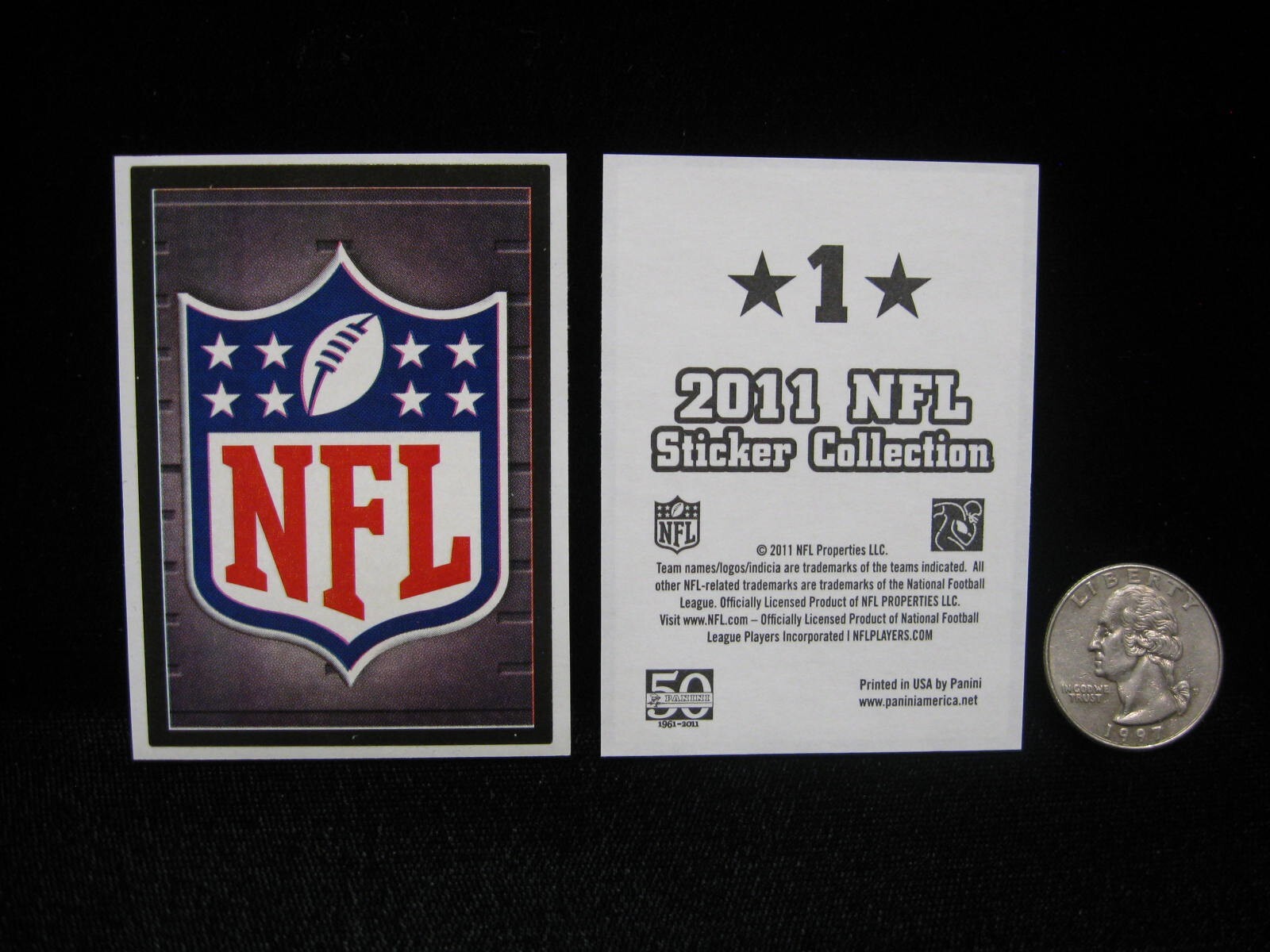 2011 NFL Logo Panini Sticker #1 | eBay