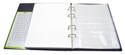 BLUE Banknote Album Folder Book 10 banknotes pages sleeves BIG CAPACITY SOP - Picture 10 of 12