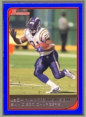 2006 Bowman #40 LaDainian Tomlinson Blue /500 | eBay