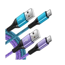 C Charger Cord Fast Charging USB Type C Cable Android Charger Cables 6FT 2Pac...