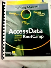 Access Data Boot Camp 3 Day Instructor Led Class Training Manual 2010