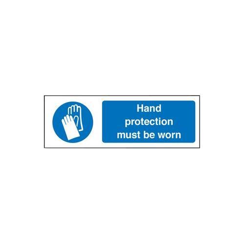 vsafety 41066 an-s Lab cappotti deve essere indossata in questo settore obbligatoria DPI, Autoadesivo, segno, verticale, 150 mm x 200 mm, colore: blu