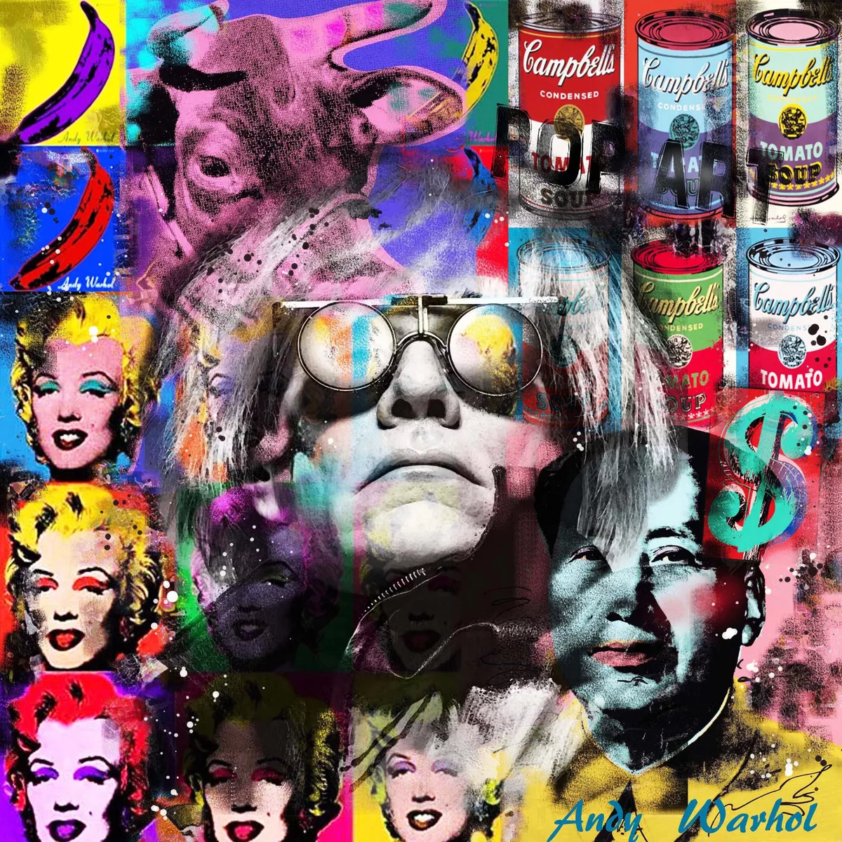 Tableau pop art, Tableaux du Monde