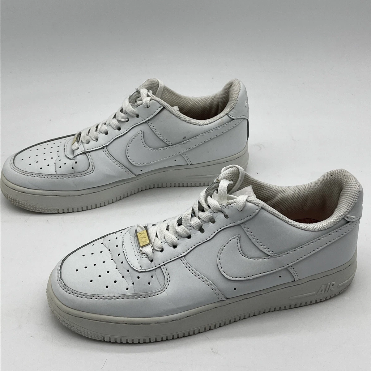 Nike Air Force 1 AF1 XXX Low Men's 7 Womens 9 White Sneakers Shoes