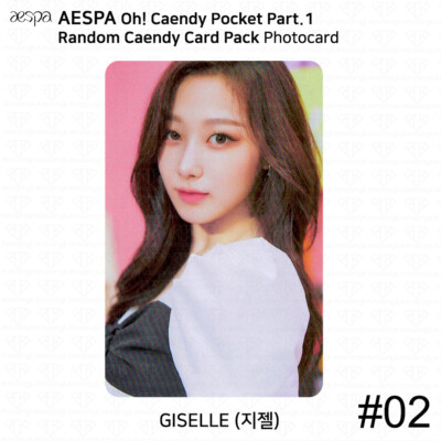 Aespa Oh! Caendy Pocket Part1 Random Caendy Card Pack Photocard