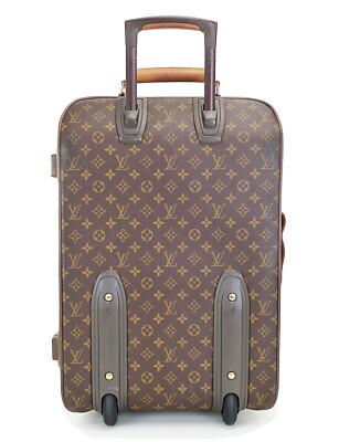 Authentic LOUIS VUITTON Pegase 55 Monogram Canvas Travel Rolling Authentic LOUIS VUITTON Pegase 55 Monogram Canvas Travel Rolling
