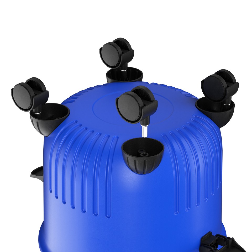 Industrial Vacuum Cleaner Hoover Wet & Dry 4800W Suction Bagless, 16Kpa