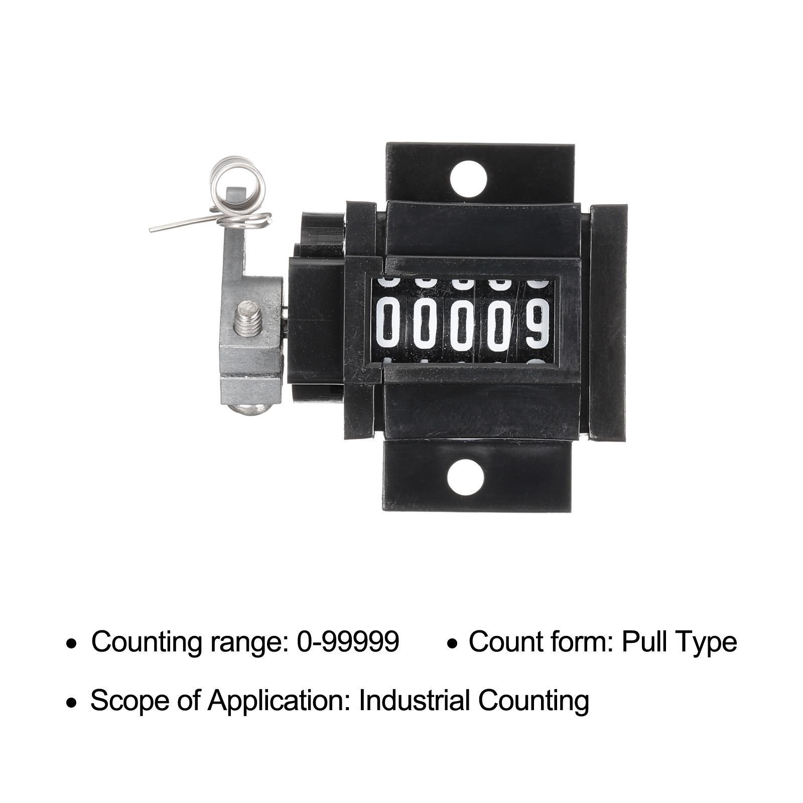 Manual Tally Counter with Spring 5 Digit Mechanical Manual Stroke ...