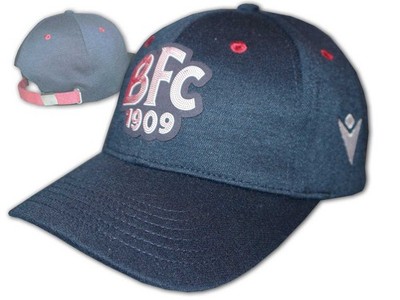 Macron FC Bologna Basecap blau B.F.C. Fan Cap Baseball Cap Kappe verstellbar