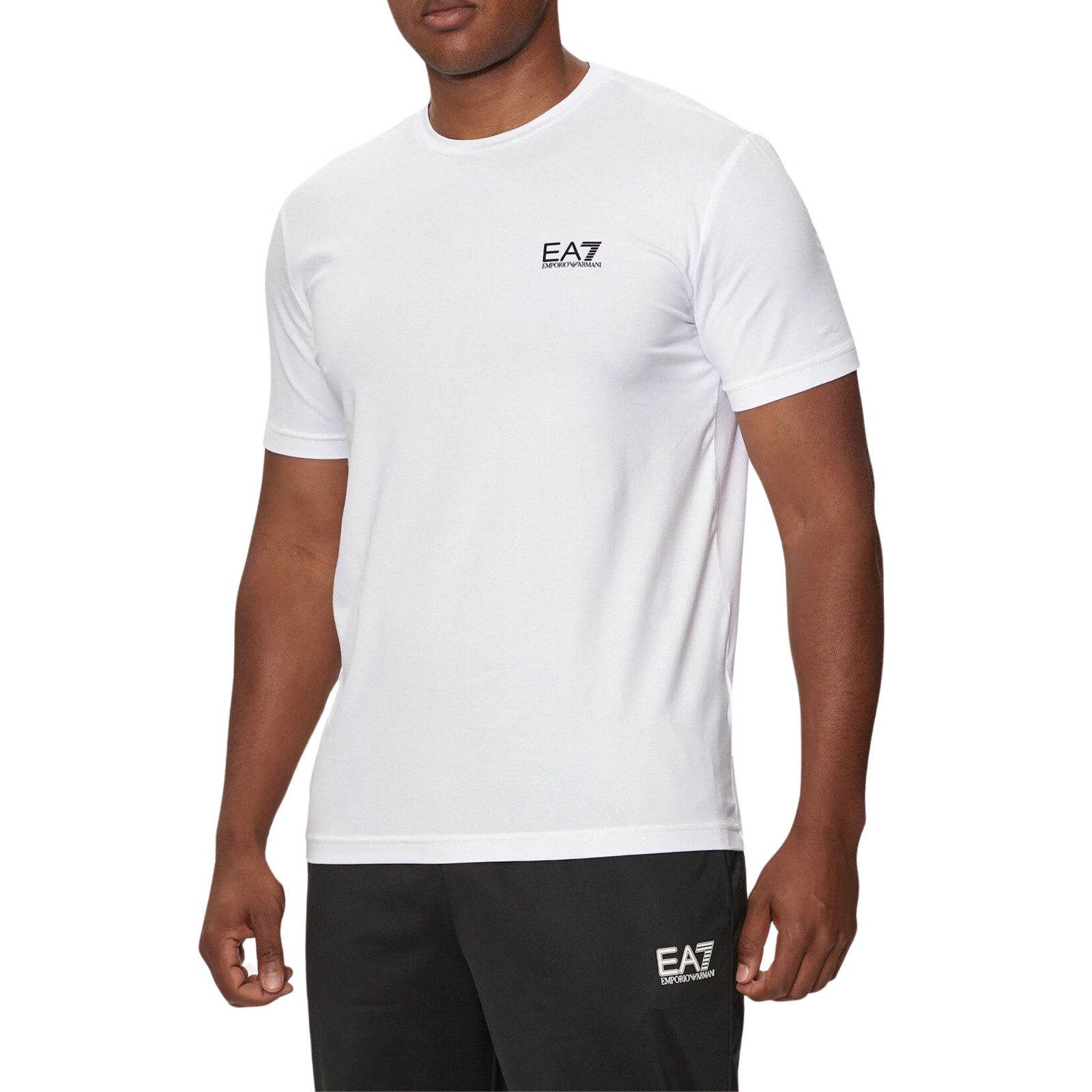 EA7 T-Shirt fr Herren Core Identity Wei 11090₽