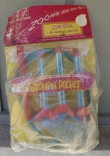 Rempel 1950s  Stompin Rocket Missile space rocket toy target playset rubber dart