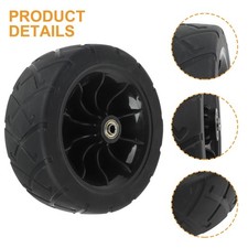 Replacement Wagon Cart Wheel 8 Inch Diameter for Camping Folding Trolley Cart